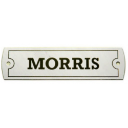 PLACA METALICA MORRIS 1x3.5'. SKU CP364