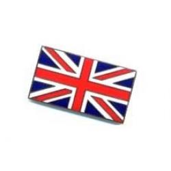 INSIGNIA BANDERA INGLESA METALICA 50X28mm. SKU MSA2119