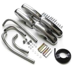 KIT COMPLETO OVERRIDERS (CACHOS) PARACHOQUES A. INOX. LOOK mk1. SKU MSSK025