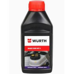 LIQUIDO DE FRENO WURTH  DOT4 250ml. SKU WURTH-DOT4-250CC