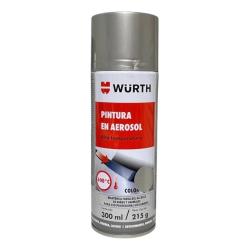 SPRAY PINTURA AEROSOL WURTH (ALUMINIO ALTA TEMPERATURA). 300ml. SKU PWURTHALUM-ALTA