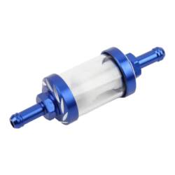 FILTRO DE BENCINA AZUL VIDRIO  (LAVABLE). SKU SPE-2369BLUE